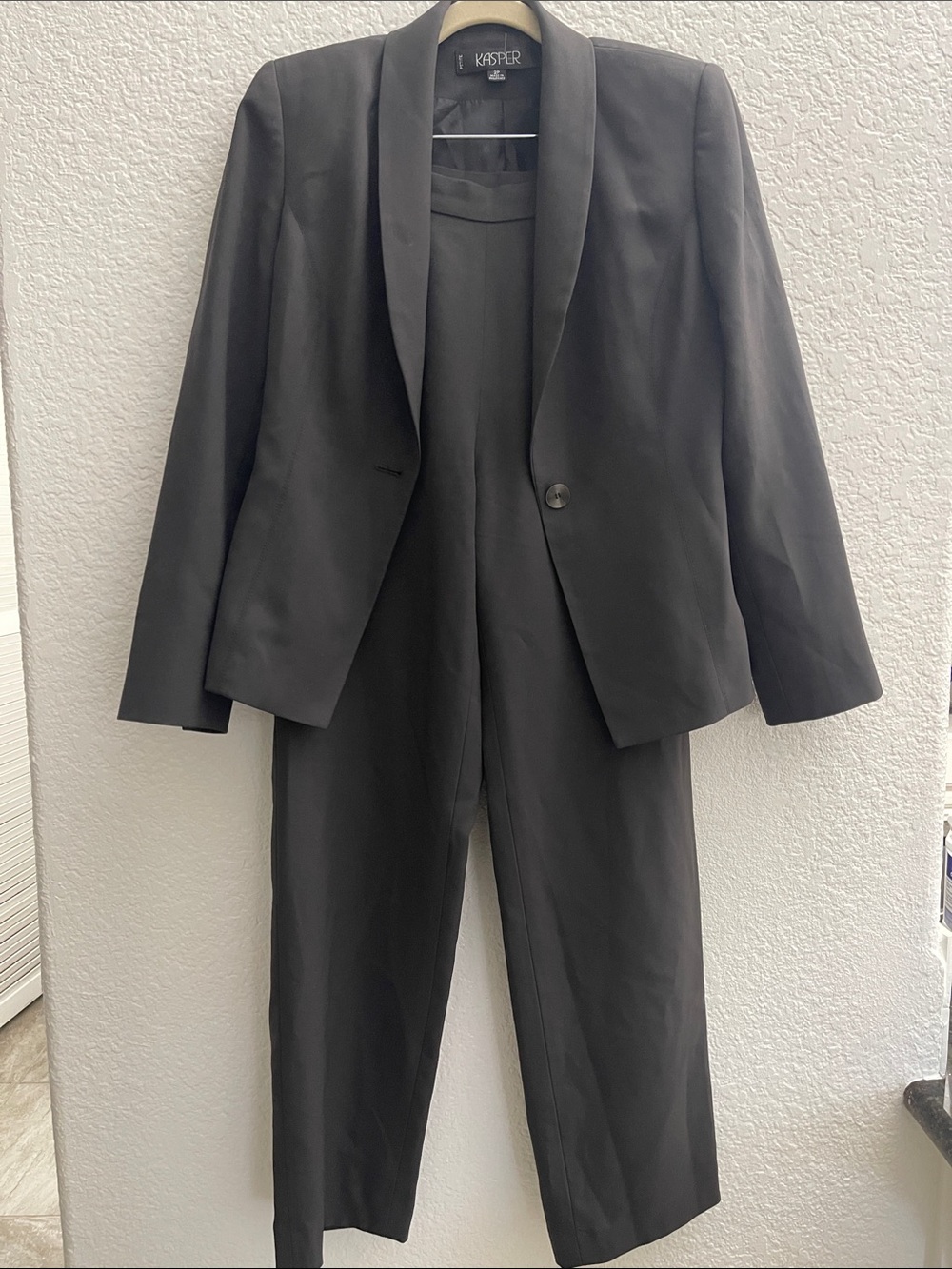 Kasper Black Women's Blazer and Pants Suit
